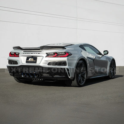 C8 Corvette Z06 Carbon Fiber Spoiler Wicker Bill Kit