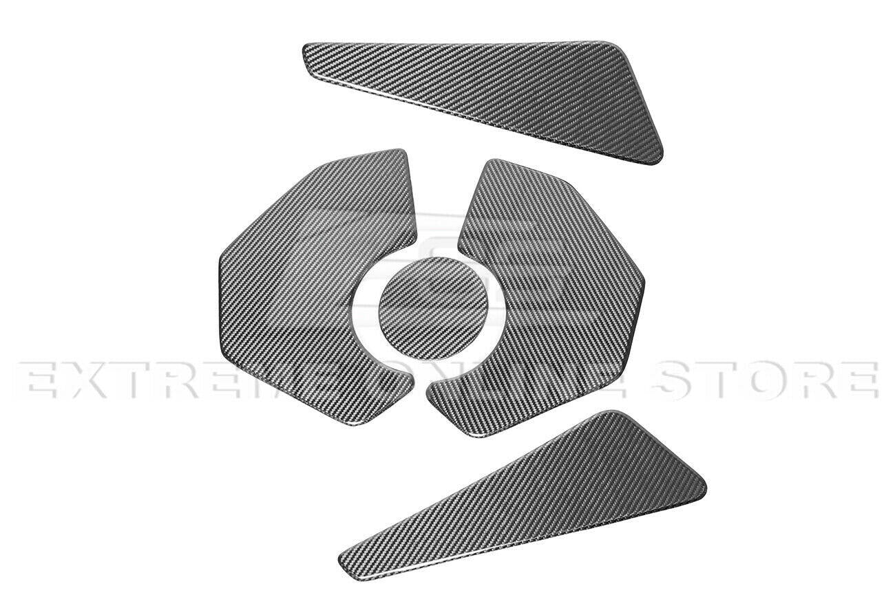 C8 Corvette Carbon Fiber Engine Bay Trim Panel Overlay Cover Kit