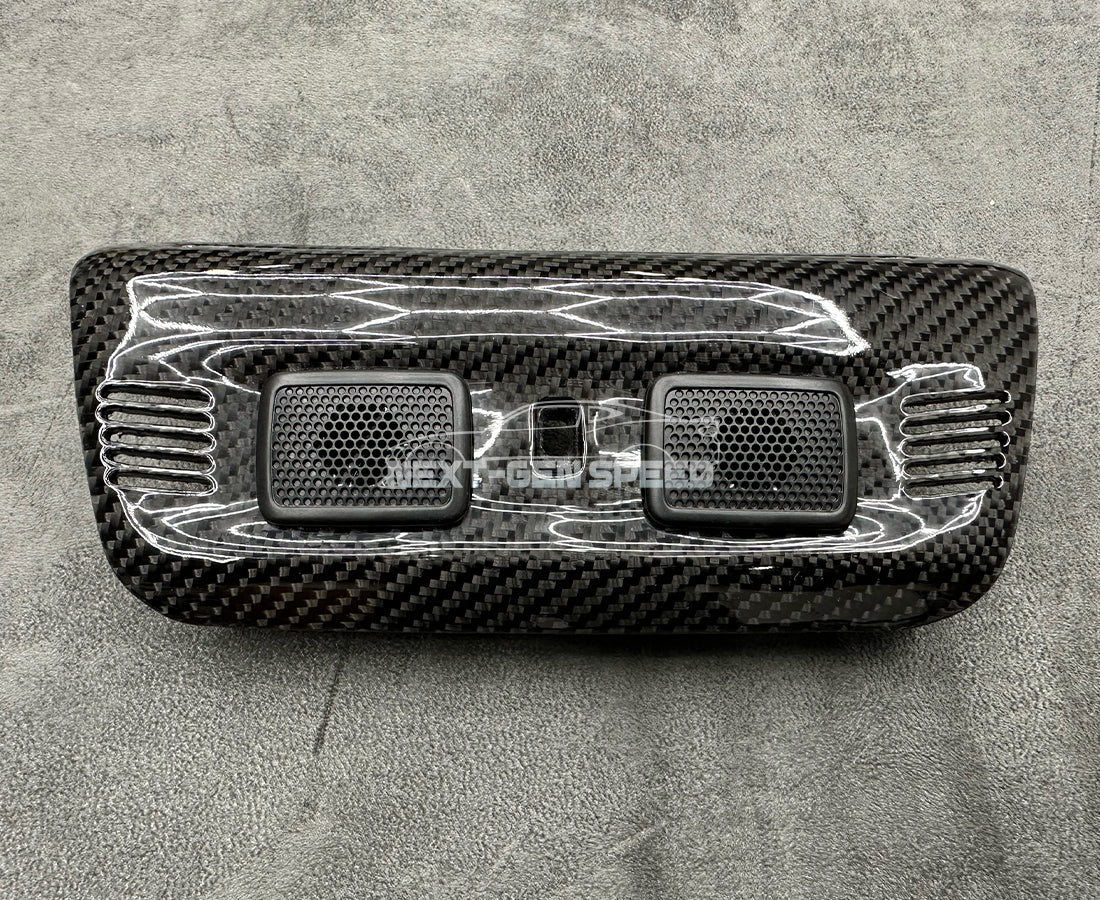C8 Corvette Carbon Fiber Interior Upper Roof Reading Light Panel Replacement