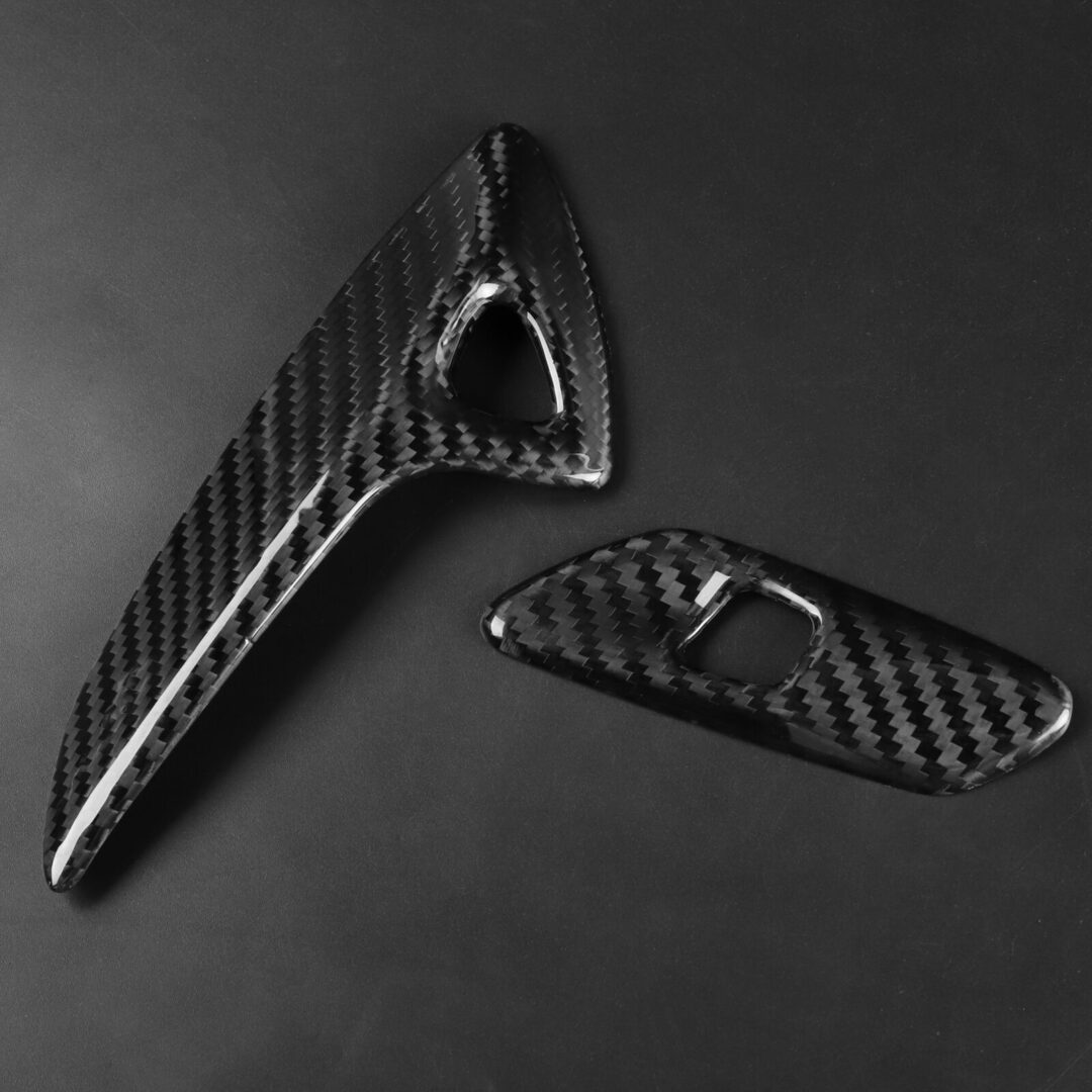 2014 - 19 C7 Corvette Carbon Fiber Interior Door Handle Cover | Next-Gen Carbon