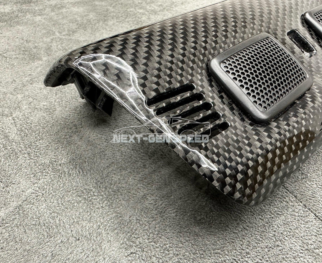 C8 Corvette Carbon Fiber Interior Upper Roof Reading Light Panel Replacement