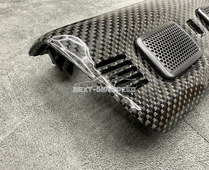 C8 Corvette Carbon Fiber Interior Upper Roof Reading Light Panel Replacement