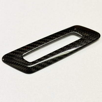 2016 - 24 Camaro Real Carbon Fiber Memory Seat Control Trim | Black / Red