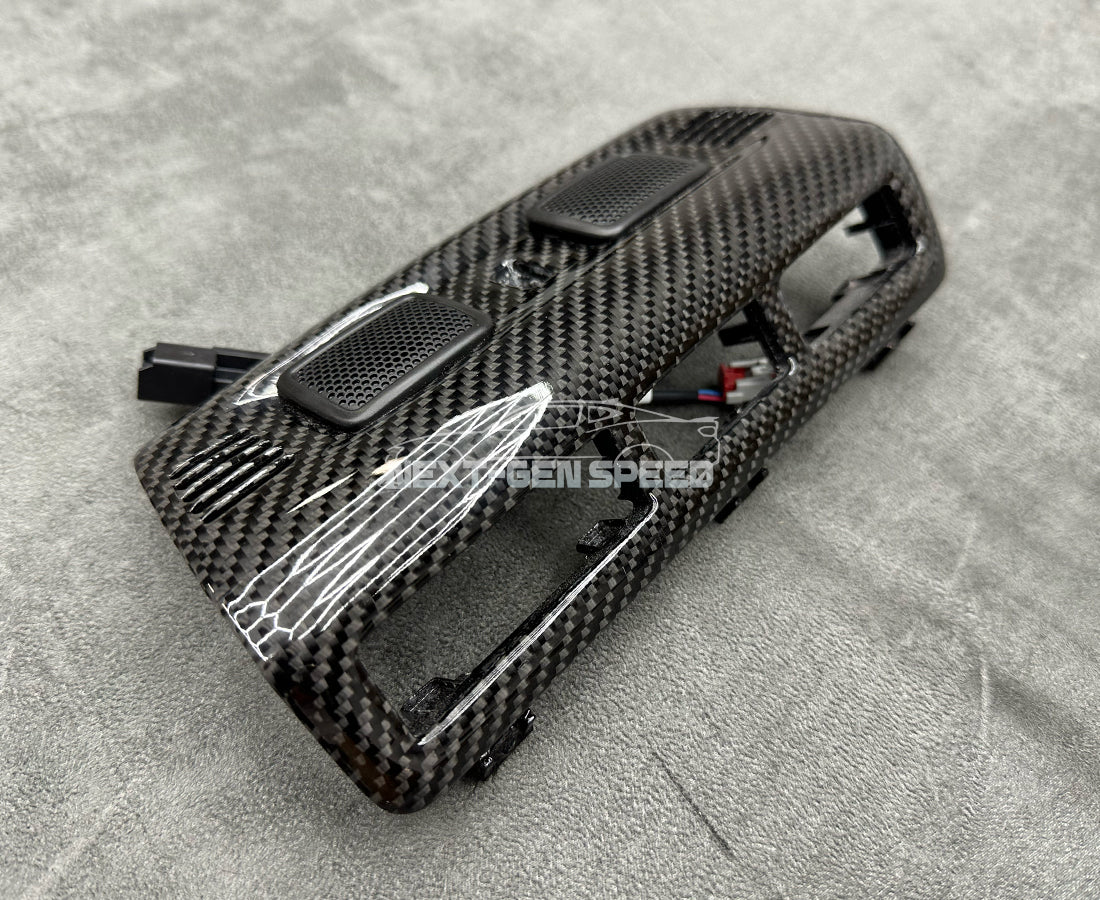 C8 Corvette Carbon Fiber Interior Upper Roof Reading Light Panel Replacement