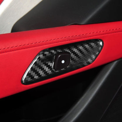 2014 - 19 C7 Corvette Carbon Fiber Interior Door Handle Cover | Next-Gen Carbon