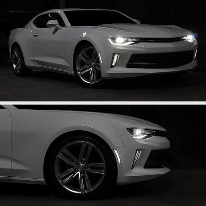 2016 - 24 Camaro Smoked Dual White LED Side Markers