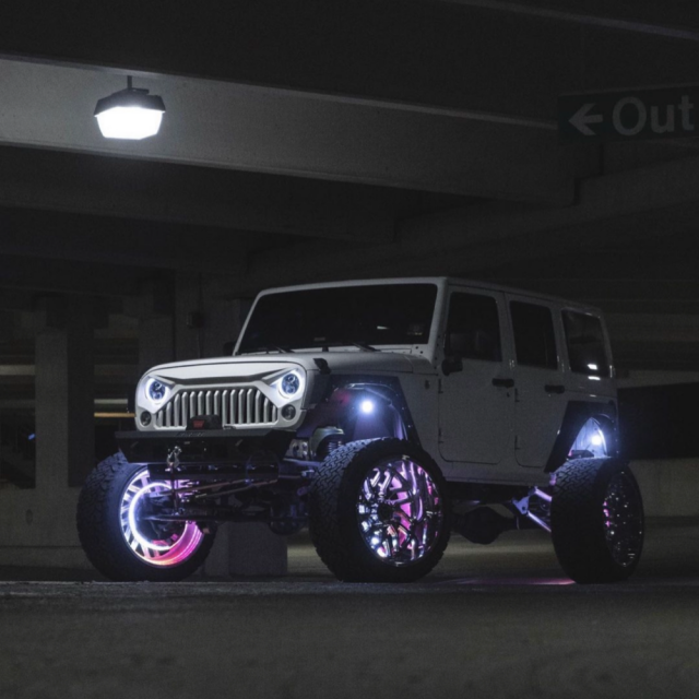 RGB Flow Series LED Galaxy Wheel Ring Lighting Kit image 5