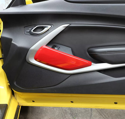 2016 - 24 Camaro ABS Door Knee Bolster Trim Kit | Carbon, Red, Blue, Yellow