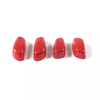 C8 Corvette Red Interior ABS Seat Adjustment Covers