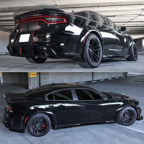 2015 - 24 Charger Widebody Rear Diffuser Extensions Aprons
