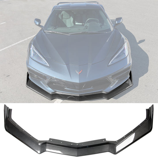 C8 Corvette IKON Style 5pc Front Splitter Lip