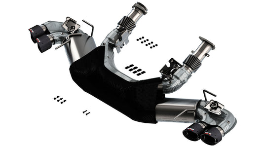 C8 Corvette S-Type Cat-Back Exhaust Carbon Fiber Tips | Borla Exhaust