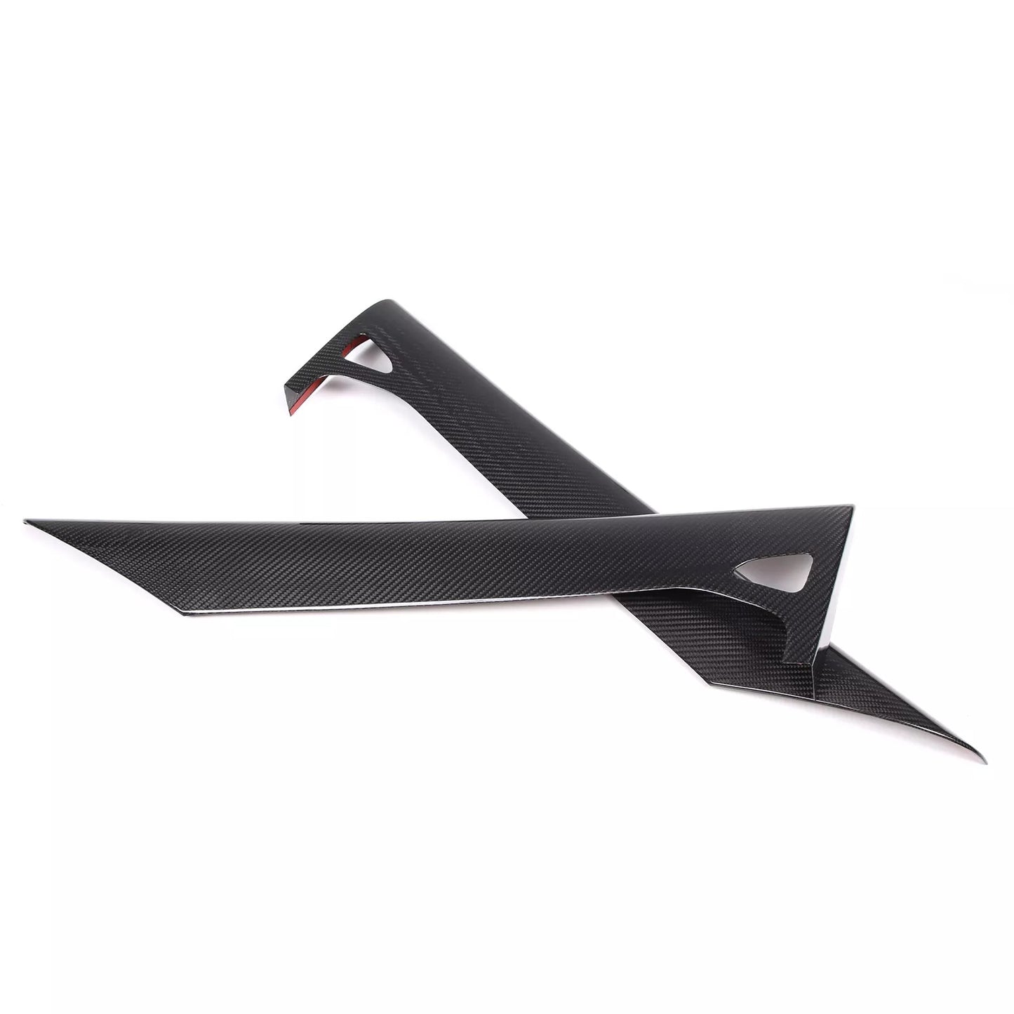 C8 Corvette Carbon Fiber Interior Inner Door Upper Covers | Next-Gen Carbon