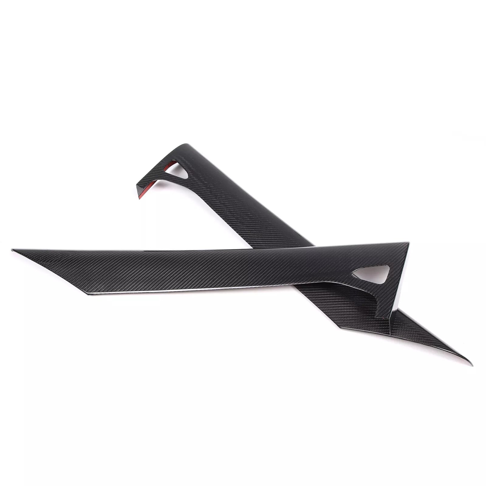 C8 Corvette Carbon Fiber Interior Inner Door Upper Covers | Next-Gen Carbon