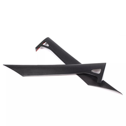 C8 Corvette Carbon Fiber Interior Inner Door Upper Covers | Next-Gen Carbon