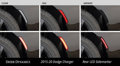 2015 - 24 Dodge Charger Smoked LED Side Markers | Diode Dynamics