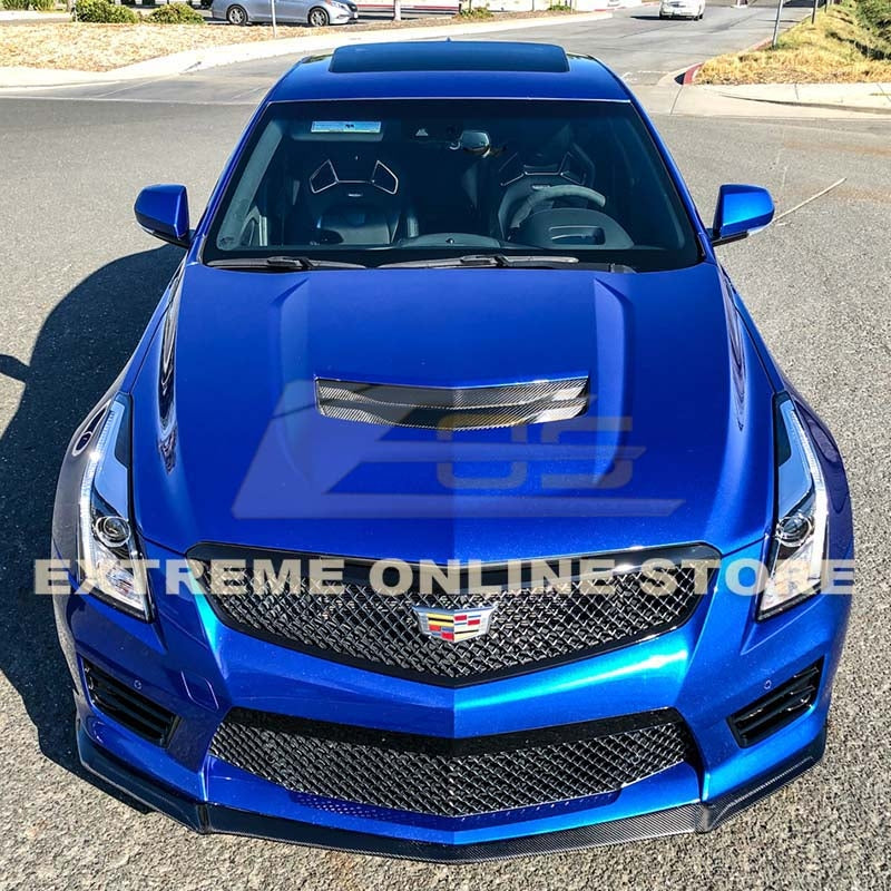 2016 - 19 Cadillac ATS-V Carbon Fiber Front Splitter