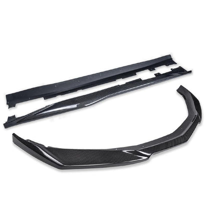 2016 - 24 Camaro  ZL1 Front Splitter Lip &amp; Side Skirts Kit
