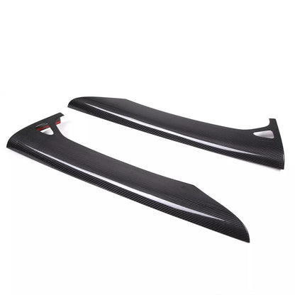 C8 Corvette Carbon Fiber Interior Inner Door Upper Covers | Next-Gen Carbon