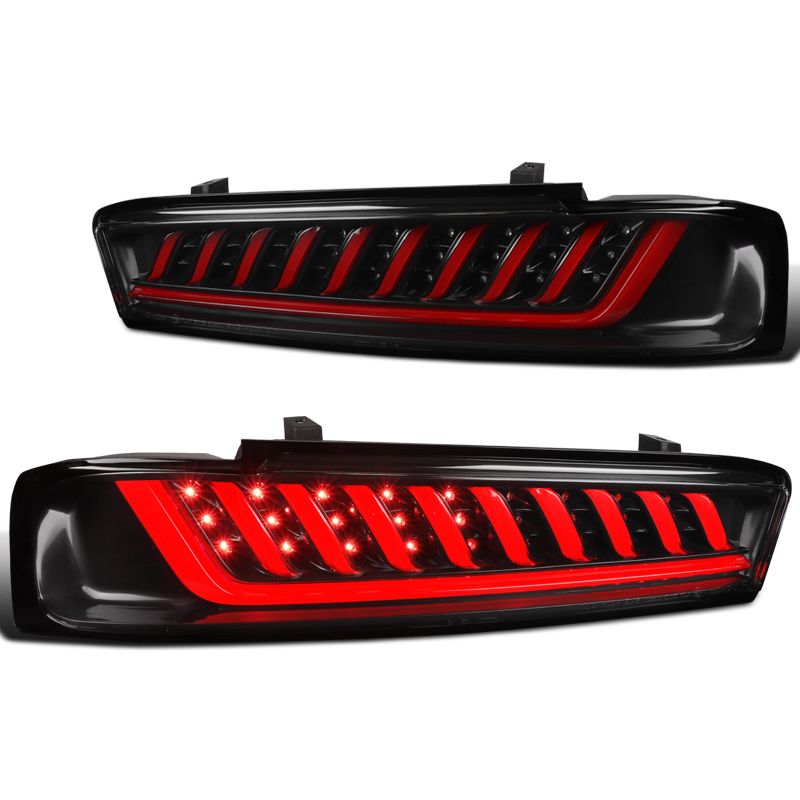 2016 - 18 Camaro Spec-D Smoked Sequential Tail Lights