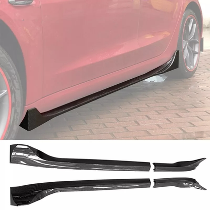 2017 - 24 Tesla Model 3 Side Skirts Rocker Panels