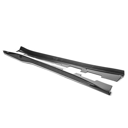 2016 - 24 Camaro Hydro-Dipped Carbon Fiber ZL1 Style Side Skirts