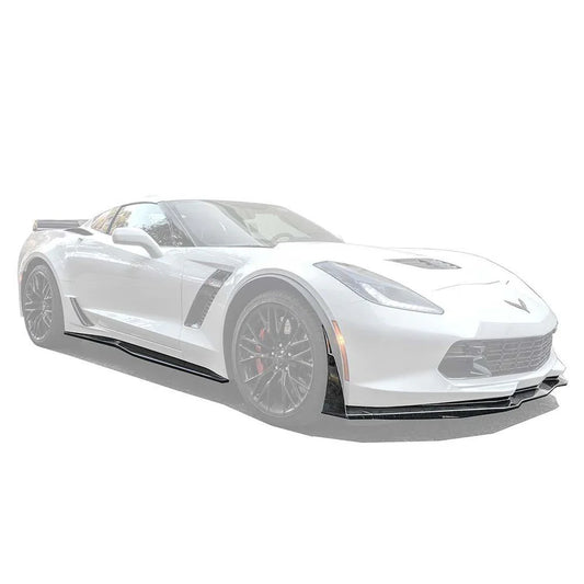 2014 - 19 C7 Corvette Stage 2 / Stage 3 Front Splitter &amp; Side Skirts Kit