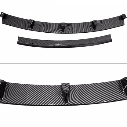 2017 - 23 Model 3 Gloss Black Front Bumper Lip Splitter 4PC