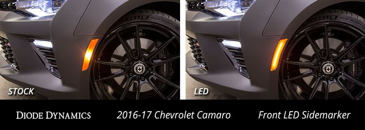 2016 - 24 Camaro LED Side Marker Lights (Smoked/Clear/Amber) | Diode Dynamics