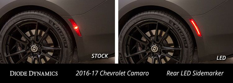 2016 - 24 Camaro LED Side Marker Lights (Smoked/Clear/Amber) | Diode Dynamics