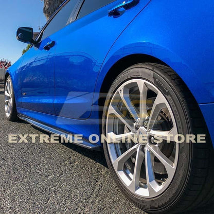 2016 - 19 Cadillac ATS-V Carbon Fiber Side Skirts Rocker Panels