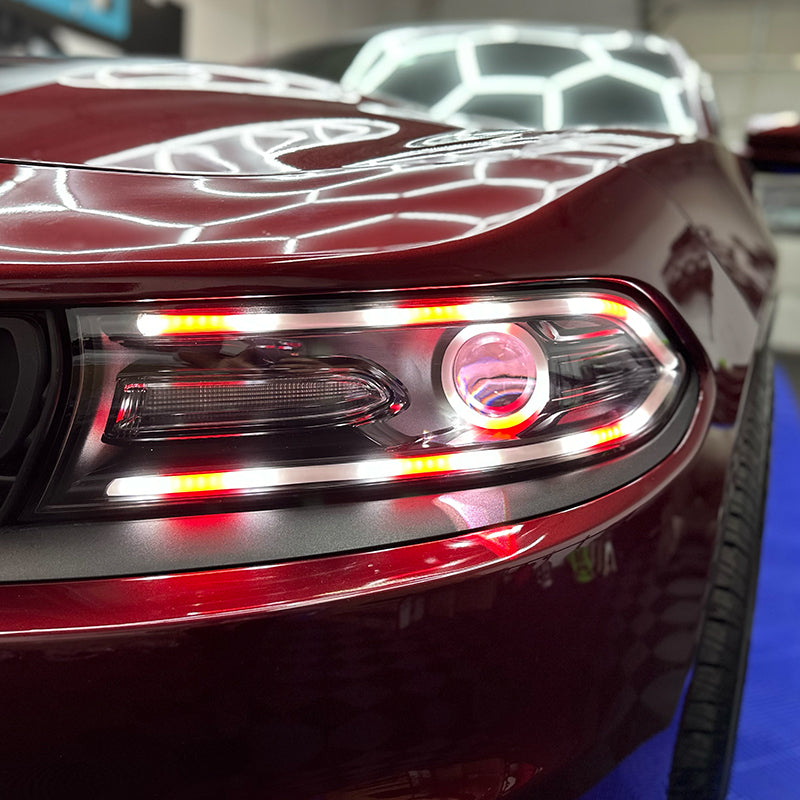 2015 - 24 Dodge Charger Pre-Built RGB Color Changing Headlights | Next-Gen Flow image 7