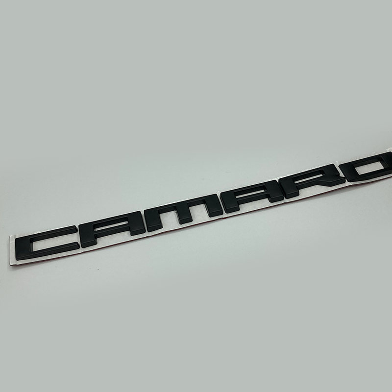 2010 - 24 Camaro Fender Badge Camaro Logo | Black / Red