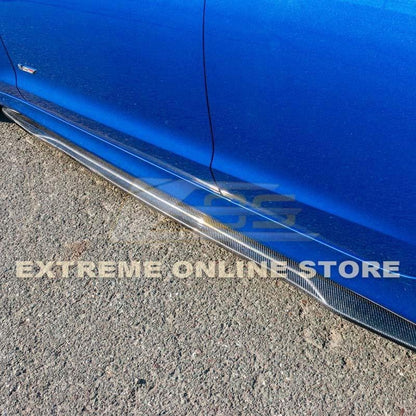 2016 - 19 Cadillac ATS-V Carbon Fiber Side Skirts Rocker Panels