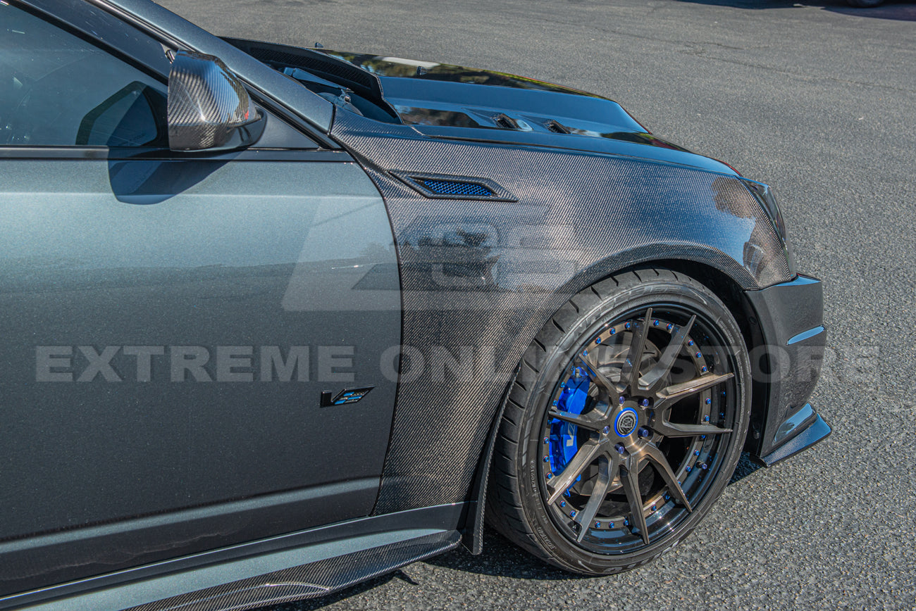 2009 - 15 Cadillac CTS-V Carbon Fiber Front Fenders