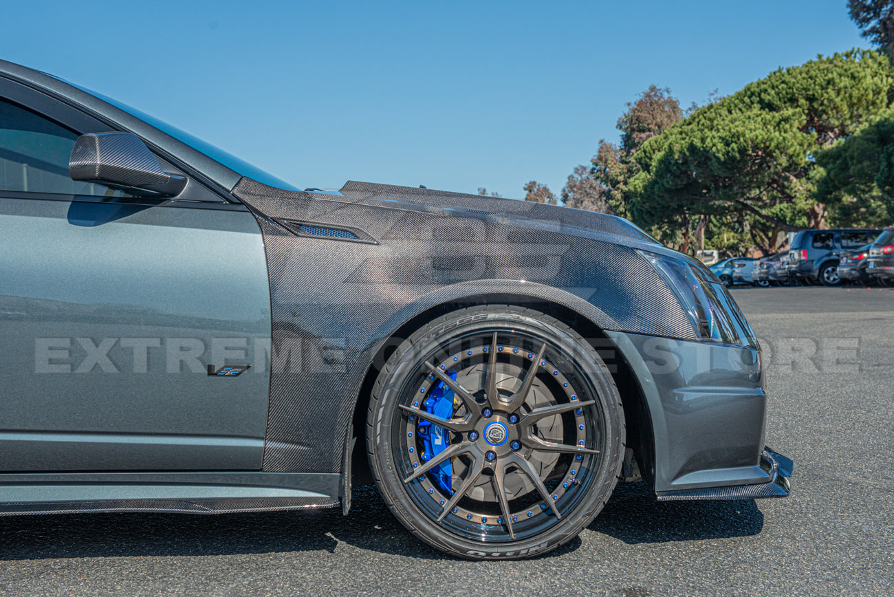 2009 - 15 Cadillac CTS-V Carbon Fiber Front Fenders