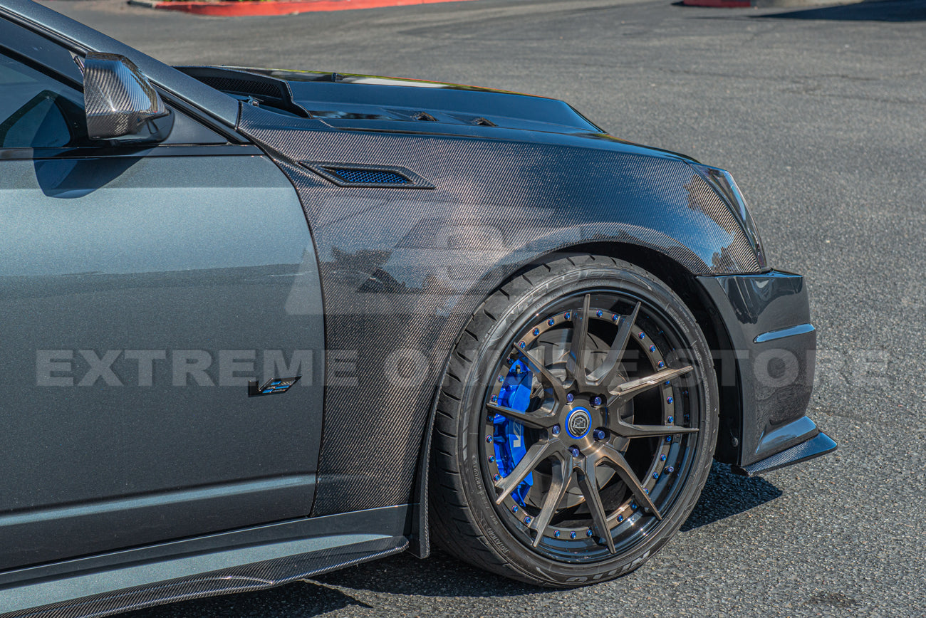 2009 - 15 Cadillac CTS-V Carbon Fiber Front Fenders