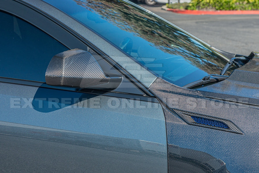 2009 - 15 Cadillac CTS / CTS-V Carbon Fiber Mirror Covers