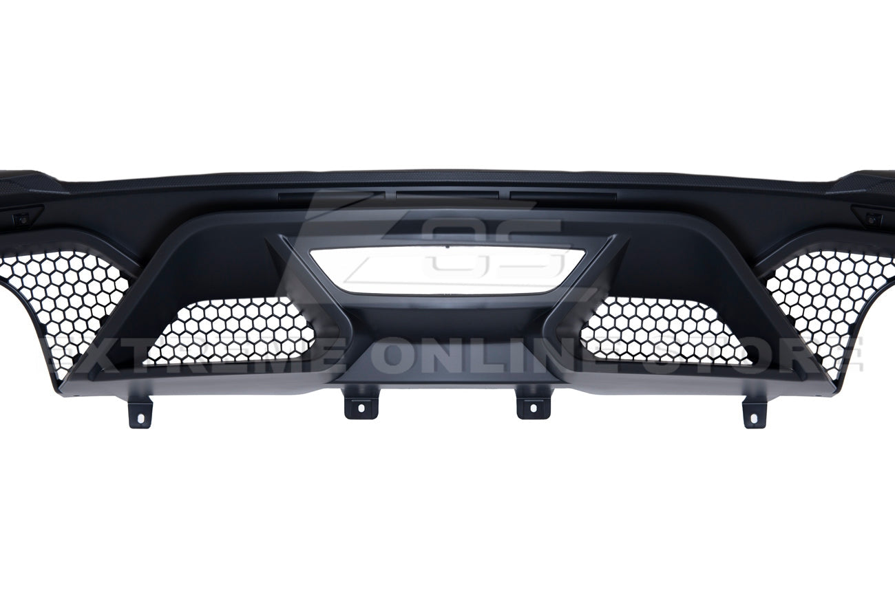 2018 - 23 Mustang GT500 Quad Tip Rear Bumper Diffuser