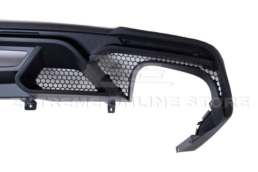 2018 - 23 Mustang GT500 Quad Tip Rear Bumper Diffuser