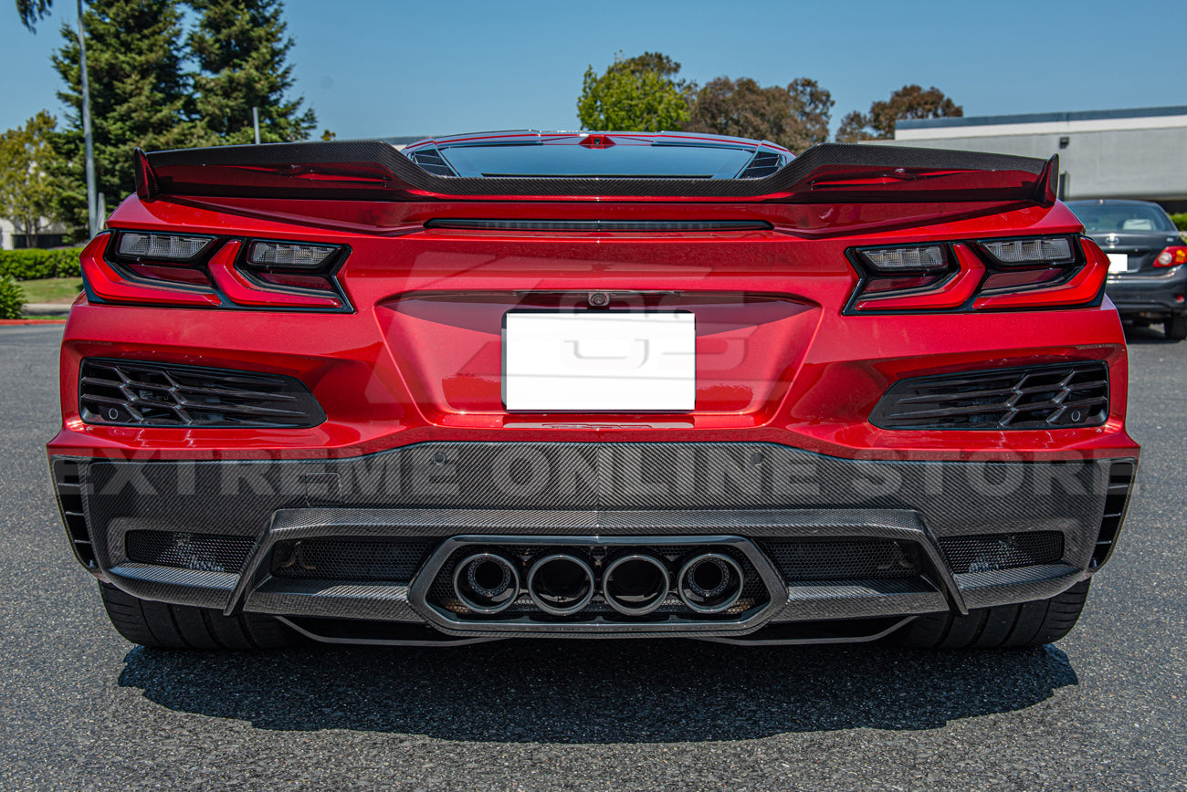 C8 Corvette Z06 Carbon Fiber Rear Diffuser Side Vents