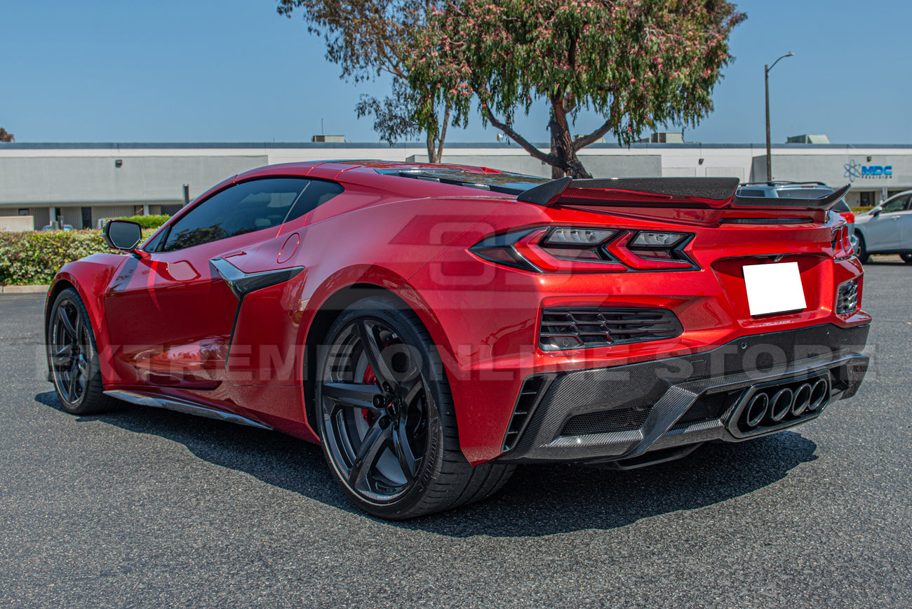 C8 Corvette Z06 Carbon Fiber Rear Diffuser Side Vents