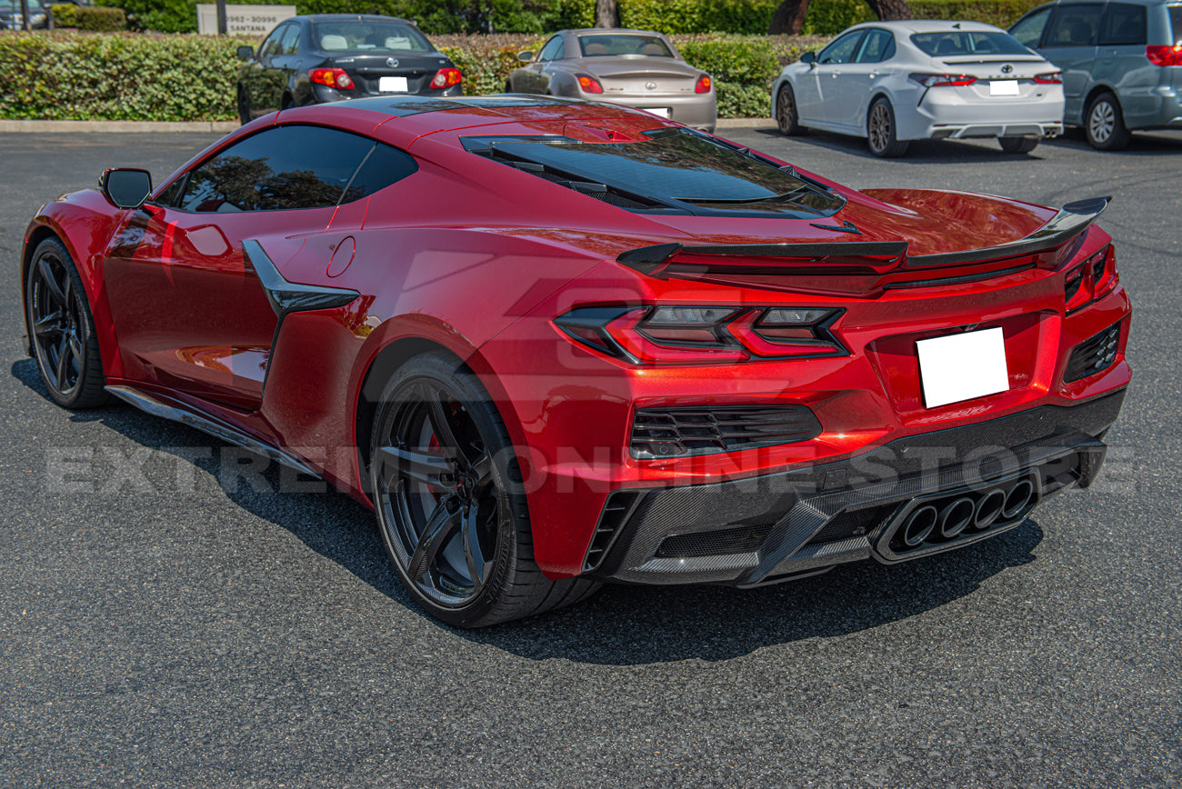 C8 Corvette Z06 Carbon Fiber Rear Diffuser Side Vents