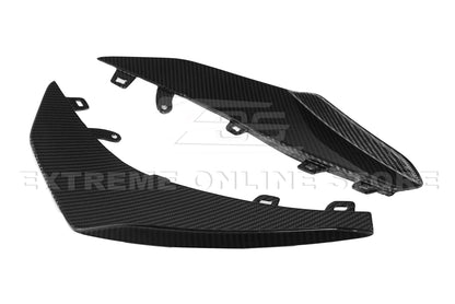 C8 Corvette Z06 Z07 Carbon Fiber / Carbon Flash Front Canards