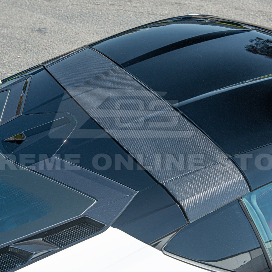 C8 Corvette Carbon Fiber Replacement Top Roof Pillar Bow