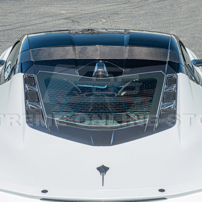 C8 Corvette Carbon Fiber Replacement Top Roof Pillar Bow