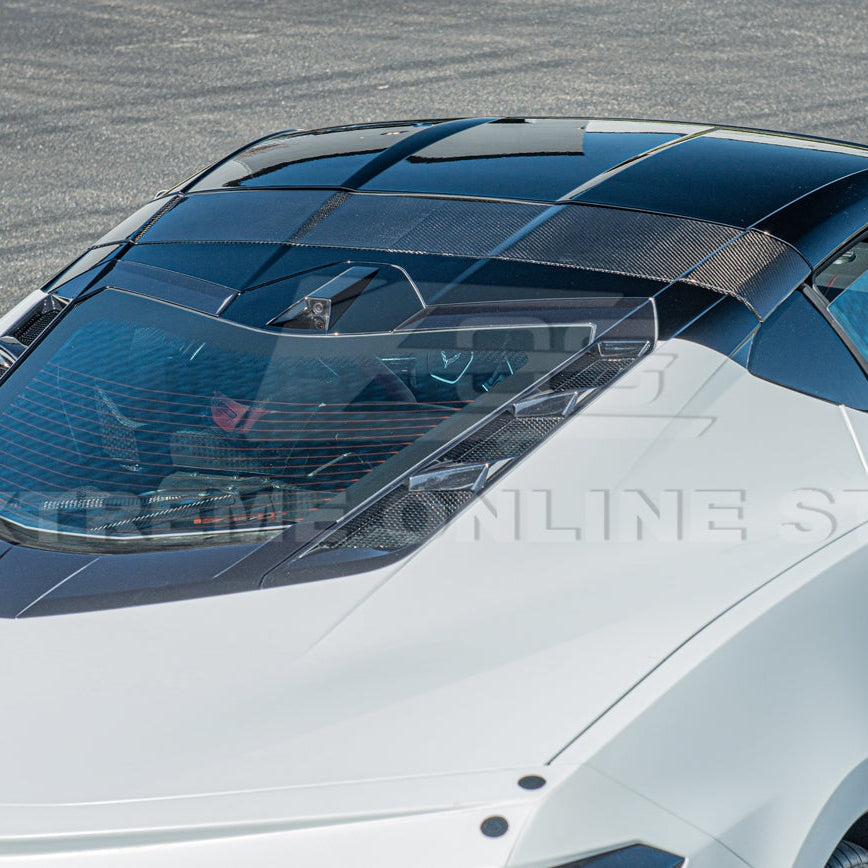 C8 Corvette Carbon Fiber Replacement Top Roof Pillar Bow