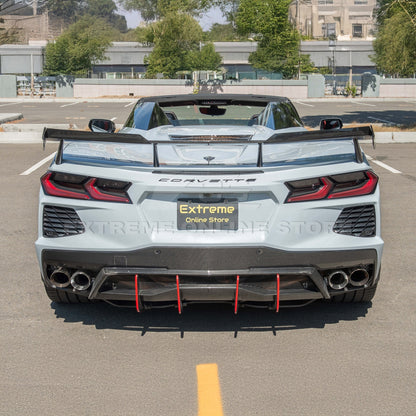 C8 Corvette Stingray Carbon Fiber High Wing Winglets