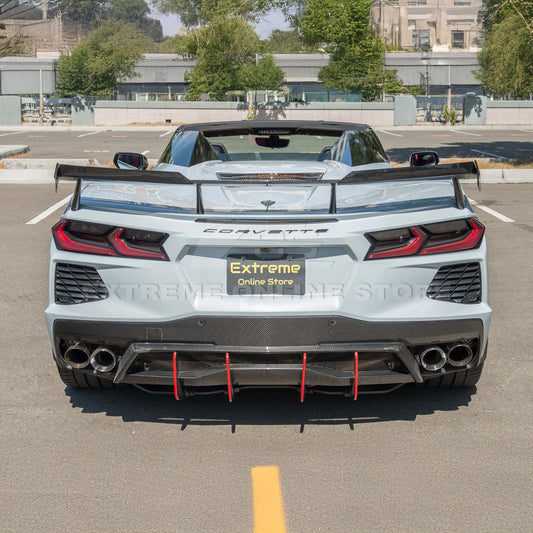 C8 Corvette Stingray Carbon Fiber High Wing Winglets