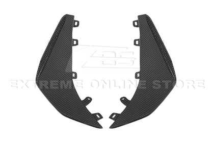 C8 Corvette Z06 Z07 Carbon Fiber / Carbon Flash Front Canards